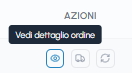 Pulsante Visualizza ordine con tooltip nell'elenco ordini aziendali di fluid-hub